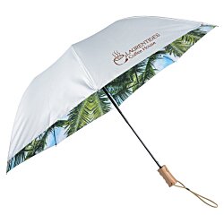 Auto Open Palm Print Umbrella - 46" Arc