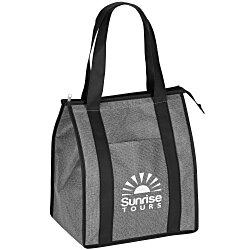 Heathered Insulated Grocery Tote - 24 hr