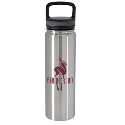 Vacuum Insulated Bottle with Carabiner Lid - 26 oz.  Main Image