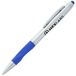 Lory Stylus Twist Pen - Silver - 24 hr