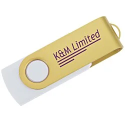 Swivel USB-C Drive - Gold - 8GB - 24 hr