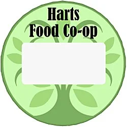 Matte Finish Name Badge - 1-1/2" Round