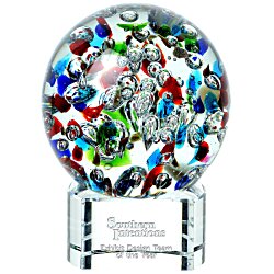 Fantasia Art Glass Award - Clear Base