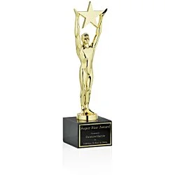 Star Achievement Cast Metal Award - 14"