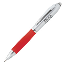 Silver Shine Pen with Flashlight  Main Image