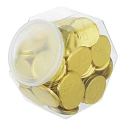 Tub of Chocolate Coins - 85-Piece