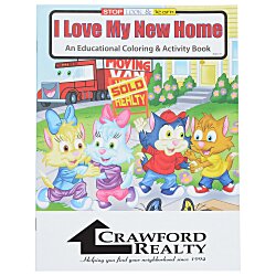 I Love My New Home Coloring Book - 24 hr