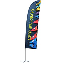 Indoor Value Blade Sail Sign - 15' - One-Sided