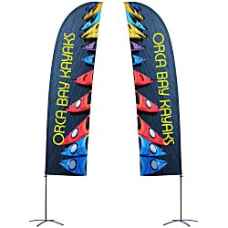Indoor Value Blade Sail Sign - 15' - Two-Sided