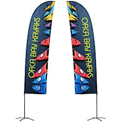 Indoor Value Blade Sail Sign - 15' - Two-Sided