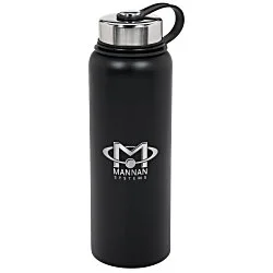 Stainless Steel Vacuum Bottle - 36 oz. - Laser Engraved