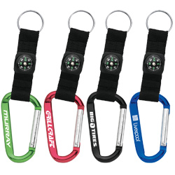 Carabiner with Compass Main Image