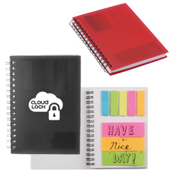 Peppi Spiral Notebook with Sticky Notes - 3" x 4"  Main Image