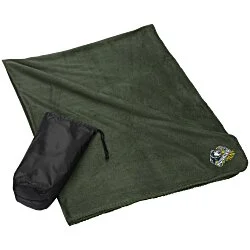 Fleece Blanket with Pouch