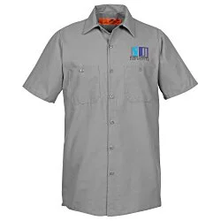 Red Kap Technician Short Sleeve Work Shirt - 24 hr