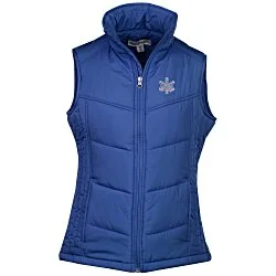 Quilted Puffy Vest - Ladies' - 24 hr