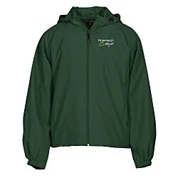 Hooded Raglan Athletic Jacket - 24 hr