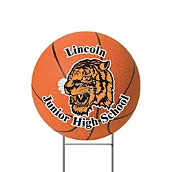 Sport Yard Sign - Basketball - 24" x 24"