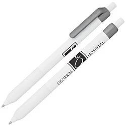 Alamo Pen - White - Metallic - 24 hr