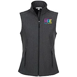 Heathered Soft Shell Vest - Ladies'