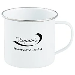 Enamel Metal Campfire Mug - 16 oz. - 24 hr