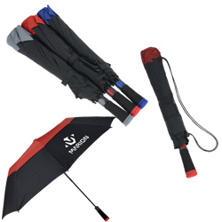 Color Pop Vented Fiberglass Golf Umbrella - 50" Arc  Main Image