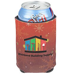 Koozie® Holiday Can Cooler - Happy Holidays