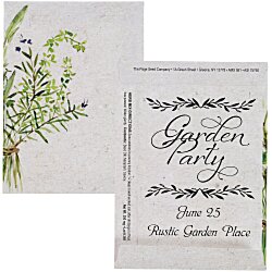 Watercolor Seed Packet - Herb Mix