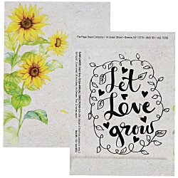 Watercolor Seed Packet - Sunflower