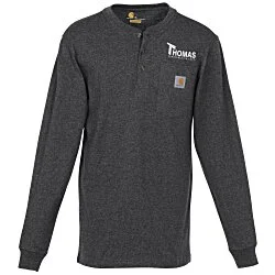 Carhartt Long Sleeve Henley Shirt - Screen