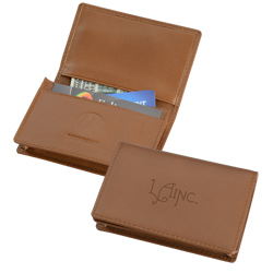 Florentine Napa Leather Card Case  Main Image