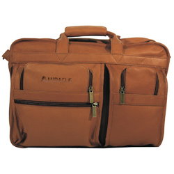 Leather Expandable Multi-Function Briefcase Bag  Main Image