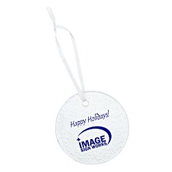 Hammered Glass Ornament - Round