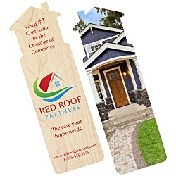 Full Color Paper Bookmark - House