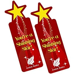 Full Color Paper Bookmark - Star