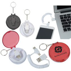 Cirque Duo Charging Cable Keychain  Main Image