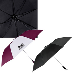 Auto Open Folding Golf Umbrella - 55" Arc  Main Image