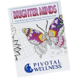 Brighter Minds Puzzle & Coloring Book