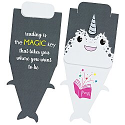 Paws and Claws Magnetic Bookmark - Narwhal