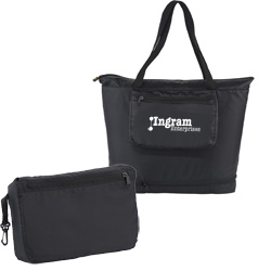 BRIGHTtravels Foldable Zippered Tote  Main Image