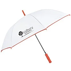 White Two-Tone Umbrella - 46" Arc