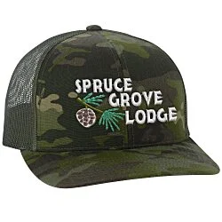 Multicam Trucker Snapback Cap