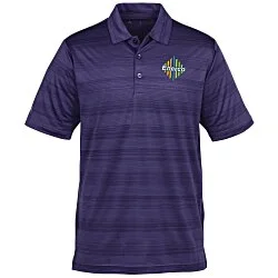 Antigua Compass Tonal Stripe Stretch Polo - Men's