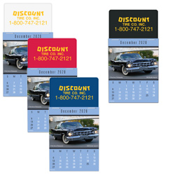 PRESS-N-STICK Cruisin Cars 2021 Calendar- Clearance  Main Image