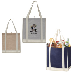 Two-Tone Little Grocery Tote  Main Image