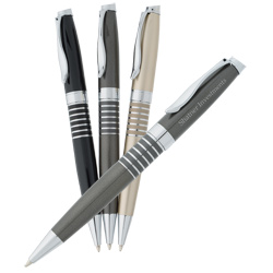 Powell Twist Metal Pen - Laser Engraved  Main Image