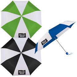 Two Tone Folding Umbrella - 42" Arc  Main Image