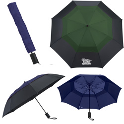 Color Pop Vented Windproof Umbrella - 42"  Arc  Main Image
