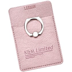 Leeman Shimmer Phone Wallet with Ring Stand