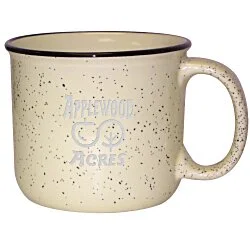 Campfire Ceramic Mug - Colors - 15 oz. - Laser Engraved